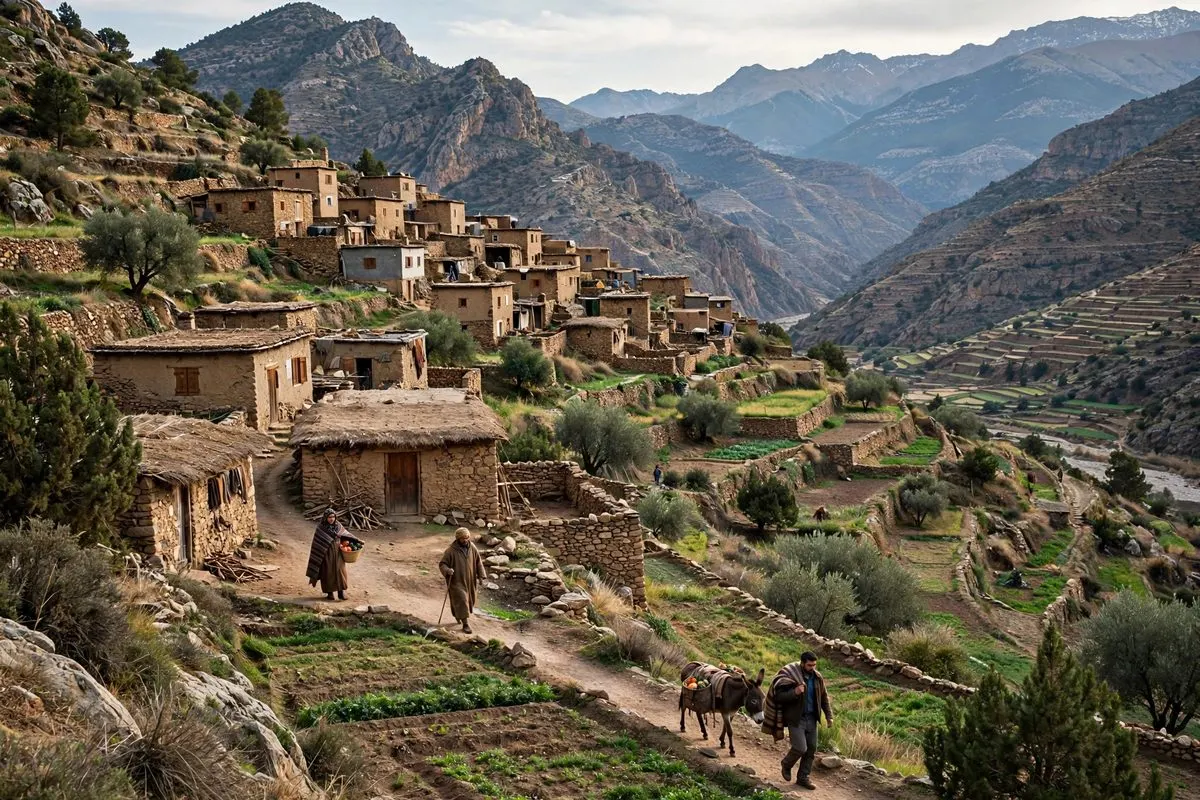 Berber village in the Atlas