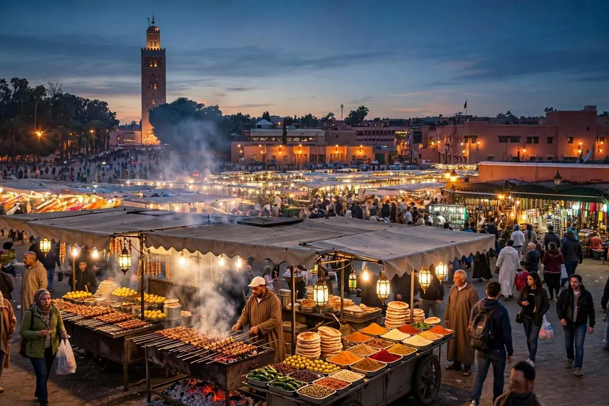 Jemaa el-Fnaa square, Marrakech