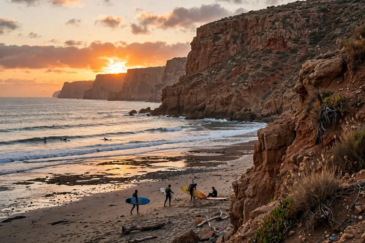 Casablanca corniche and Atlantic coast