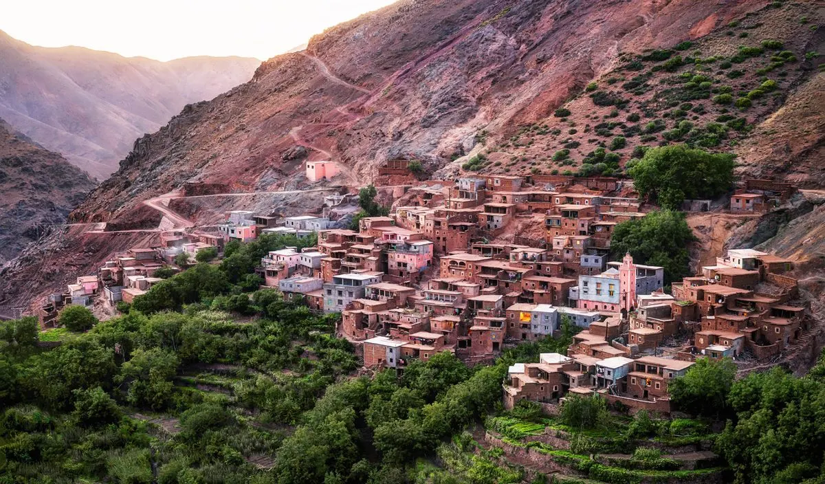A Berber village in the Atlas foothills